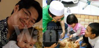 adik beradik bonding makan 1 dulang