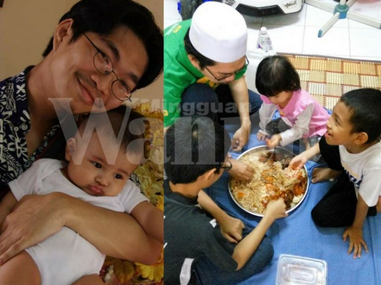 adik beradik bonding makan 1 dulang