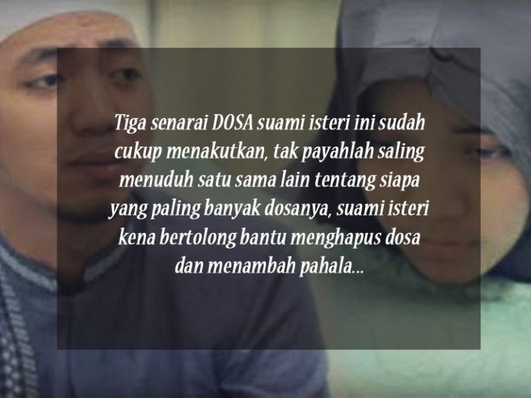 senarai dosa suami