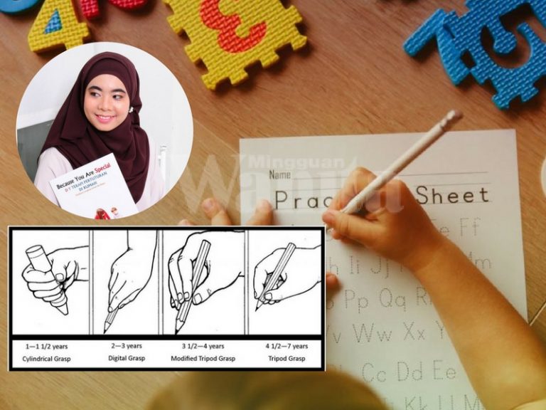 Nak Ajar Anak Menulis Dengan Baik, Mak Ayah Kena Beri Perhatian Pada 3 Kemahiran Penting Ini Dahulu