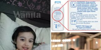 4 Cara Selamat Guna Bedak Talkum, Mujur Ayah Ini Sedar Awal Dapatlah Lindungi Anak Dari Bahaya Kanser Ovari