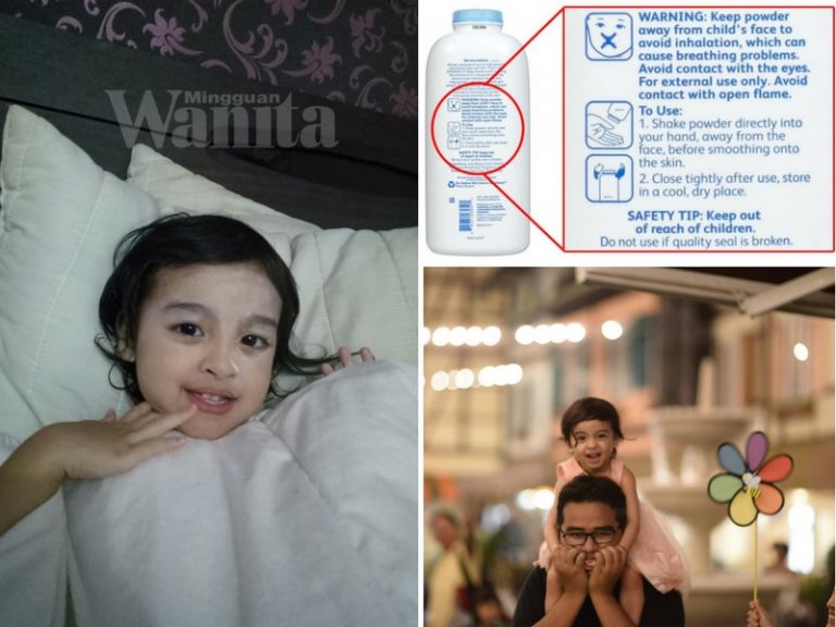 4 Cara Selamat Guna Bedak Talkum, Mujur Ayah Ini Sedar Awal Dapatlah Lindungi Anak Dari Bahaya Kanser Ovari