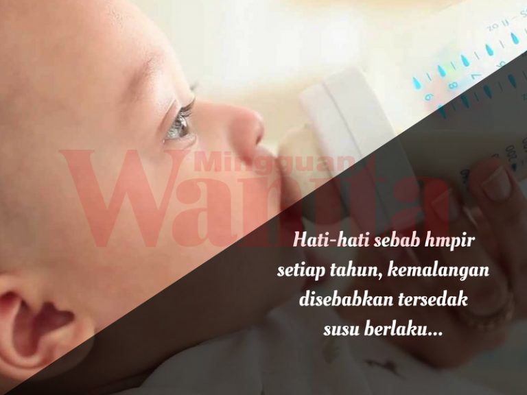 tersedak susu