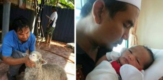 Selepas 10 Tahun Barulah Mak Ayah Ini Dapat Buat Aqiqah Sempurna, Sambut Kelahiran Anak Istimewanya
