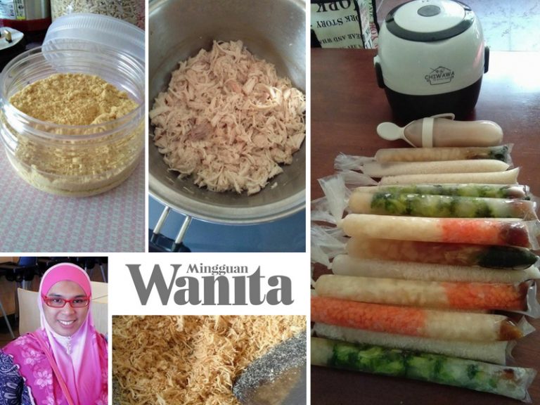 Serbuk Ayam Homemade, Bubur Aiskrim Untuk Anak 6 Bulan++, Sesuai Dicuba Mak Yang Nak Bercuti