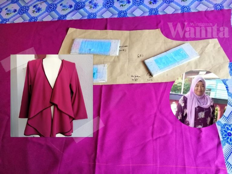 Tukang Jahit Ini Ajar Langkah Demi Langkah Cara Buat Cardigan, Pola Baju Turut Disertakan!