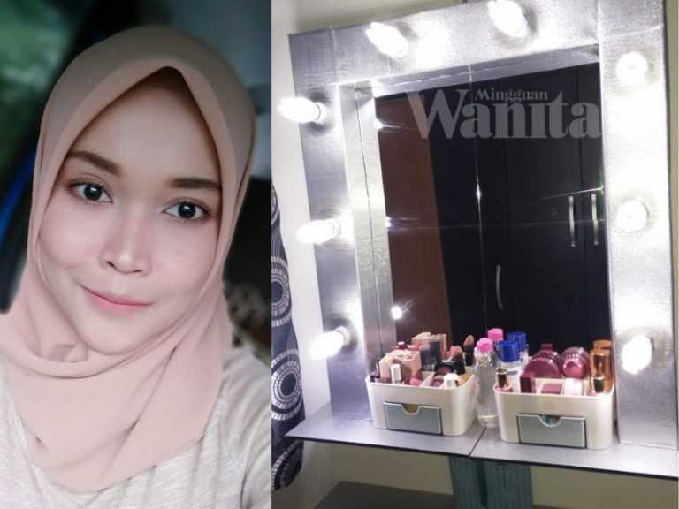 Vanity Mirror Cantik Ni Cuma RM54, Buat Sendiri Guna Barang Kedai Eco