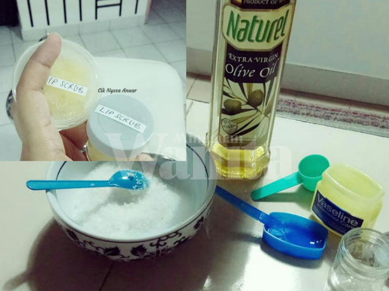 DIY skrub bibir