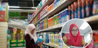 isteri membeli belah