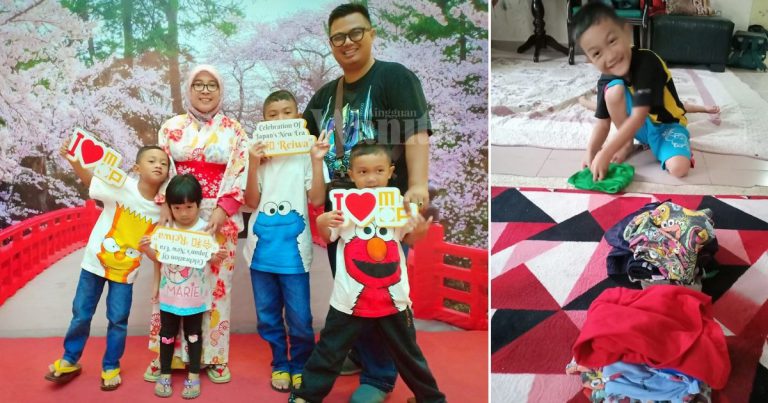 Kalau Tak Paksa Anak Lelaki Lipat Kain Sekarang, Sampai Tualah Jadi Kerja Mak