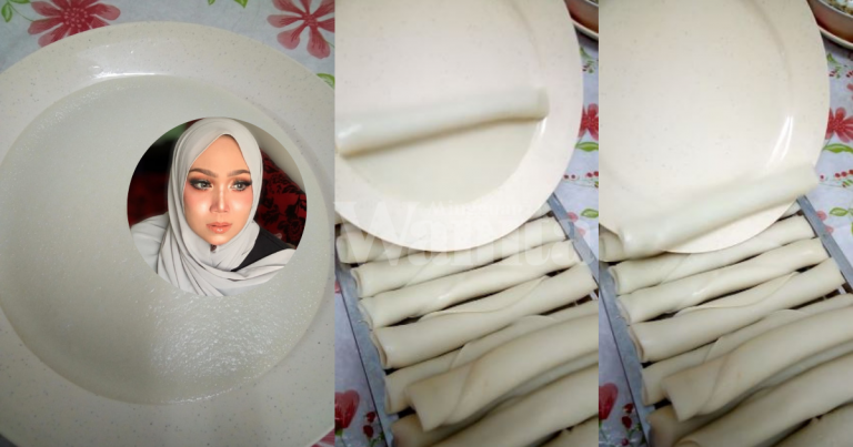 Laksam Tak Melekat, Bergulung Sendiri Syaratnya Pakai Pinggan Plastik Sapu Sikit Minyak!