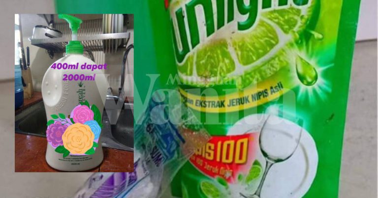 JIMAT Sabun Basuh Pinggan Boleh Tahan 5 Bulan, Buih Tetap Banyak!