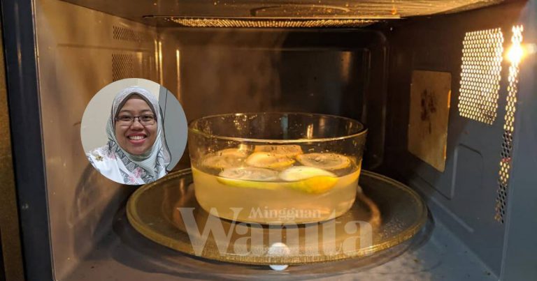 Cara Mudah Bersihkan & Wangikan Microwave Hanya Guna 2 Bahan!