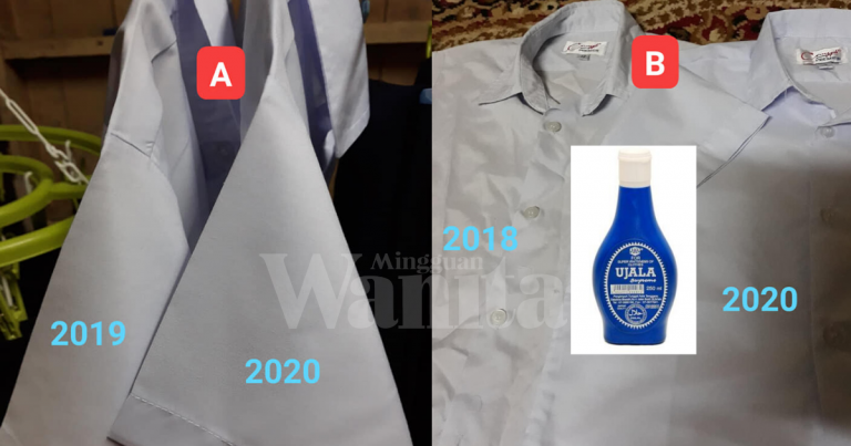 Senangnya Nila Baju Sekolah Guna Mesin Basuh,Tak Bercapuk Nampak Seakan Baru!
