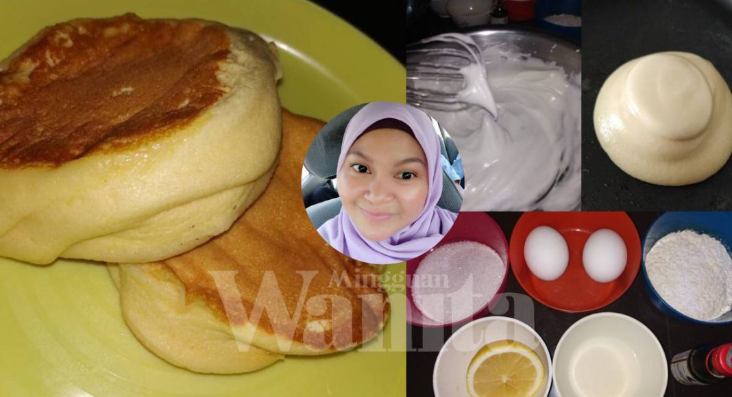 Pancake Jepun Gebu, Serius Sedap Bahan Tak Banyak Senang Nak Buat