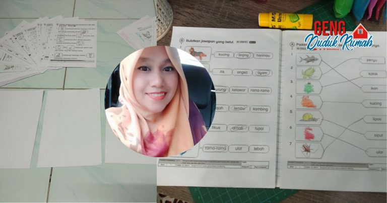 Print Saiz A5, Kemas Senang Nak Tampal Homework Anak Dalam Buku