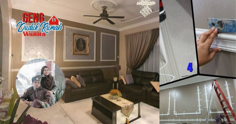 Sudahlah Murah, Mudah Pasang, Nak Deko Raya Guna Saja Wainscoting PVC
