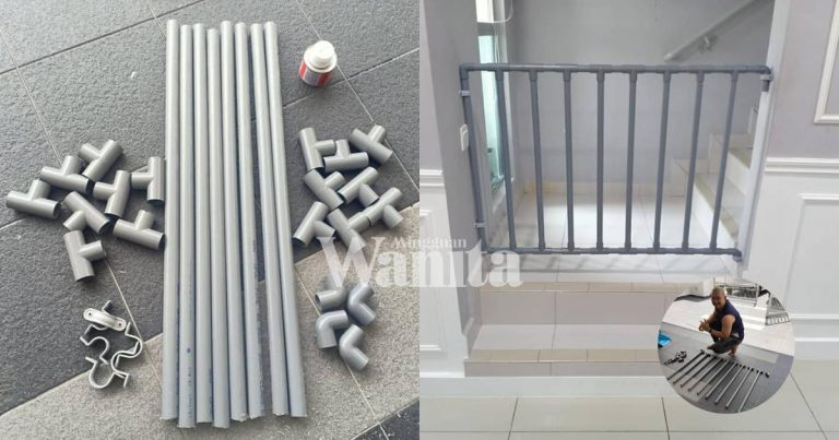 DIY Pagar Keselamatan Bayi Sendiri Guna Paip PVC, Modal RM60 Saja