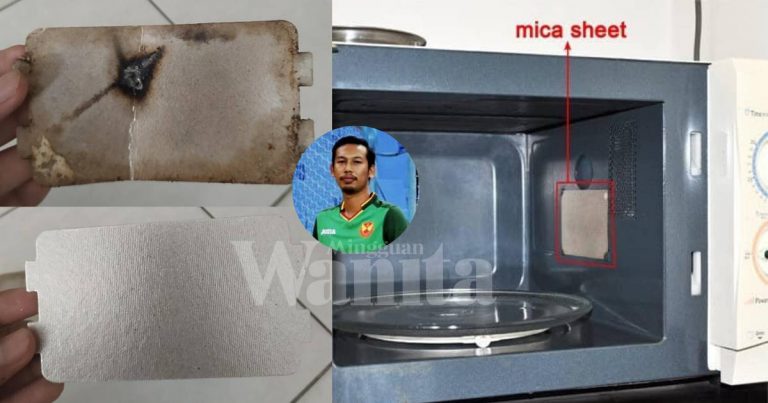 Microwave Berasap, Meletup Keluar ‘Spark’, Tukar “MICA SHEET” Modal Tak Sampai RM10!
