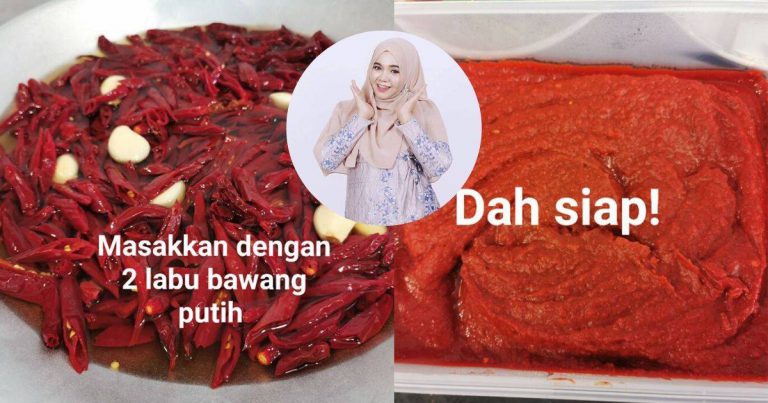 Rendam Guna Air Suam, Tambah Bawang Putih, Barulah PES Cili Kisar Tahan LAMA