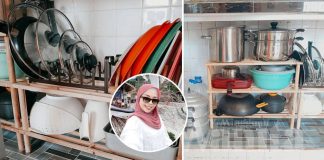 Guna Rak Kasut Susun DECLUTTER Barang Dapur Bawah Sinki, Kemas Hasilnya