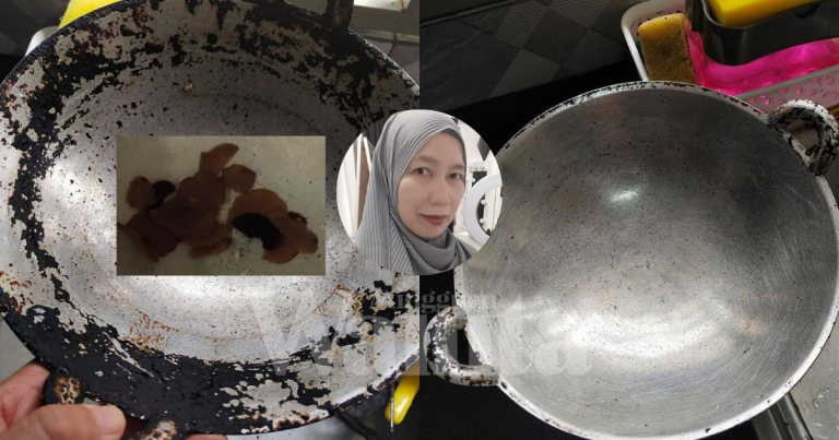 PETUA Tanggalkan Kerak Kuali Tebal Dengan ASAM KEPING Memang Menjadi Sungguh!