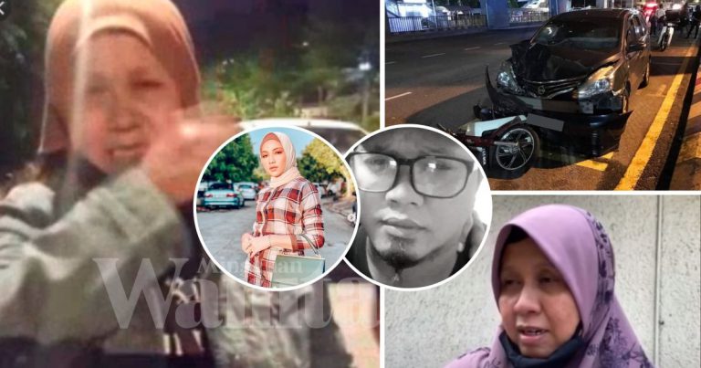 Motosikal Diseret 2km, Mangsa Pemandu Mabuk Bapa Saudara Aishah Azman