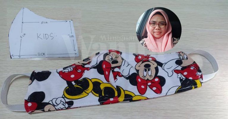 DIY Tutorial Lengkap Jahit Face Mask Saiz Anak, Mudah Lagi Jimat!
