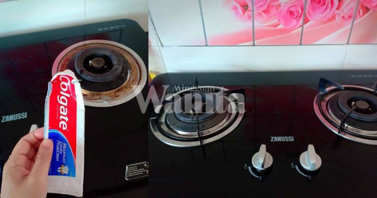 Dapur Berkarat Jadi BERKILAT Cuma Guna Satu Bahan Saja Dah Cukup