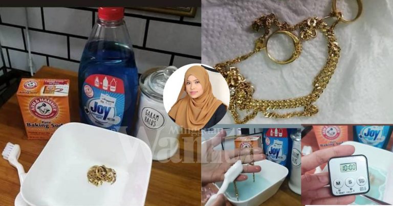 Tutorial Deep Cleaning Barang Kemas, Lebih Kurang 10 Minit Berkilau-Kilau Semula