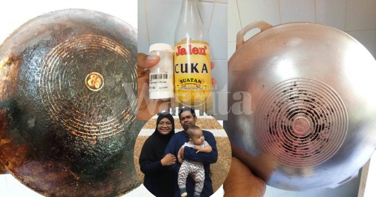 Guna Cuka & Baking Powder, ‘Tonyoh’ Bahan Ni Kuali Bersih Berkilat!