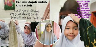 Bacakan Doa Mustajab Anak Soleh Ini, Letaklah Tangan Di Ubun-ubun Anak