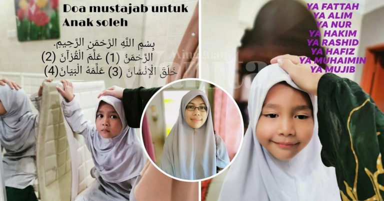 Bacakan Doa Mustajab Anak Soleh Ini, Letaklah Tangan Di Ubun-ubun Anak