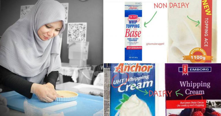 Beza Fresh Cream & Whipping Cream, Senang Faham Supaya Tak Tersalah Beli