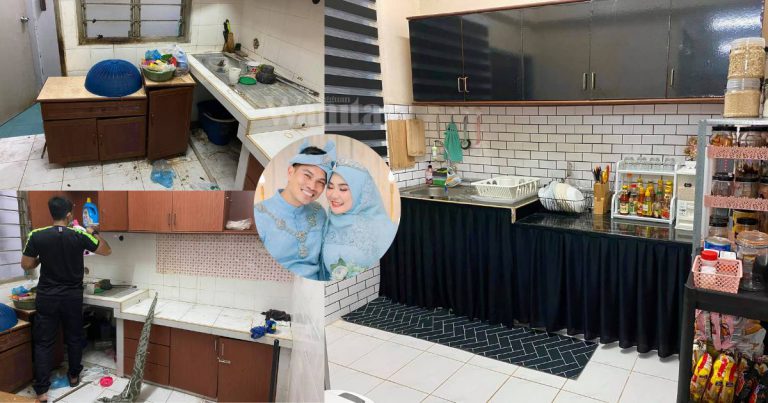 Walaupun Kuarters Tetap Nak Hias Cantik-Cantik, 2 Minggu Deko Dapur BAJET