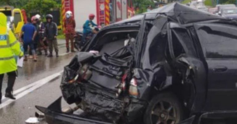 Kereta Dilanggar Treler Hilang Kawalan, Anak Pilu Lihat Ibu Meninggal Depan Mata