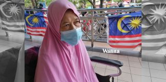 Plastik Beras Jadi Pelapik Kerusi Roda, Bila Pampers Mak Basah Lencun