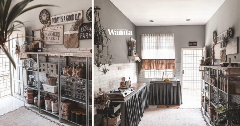 Cara Susun Barang Dapur Tanpa Kabinet Rumah Sewa, Hasilnya Terbukti Cantik