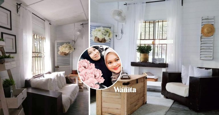 Transformasi Ruang Tamu FARMHOUSE RUSTIC, Buat Sendiri Bajet Jadi Rendah