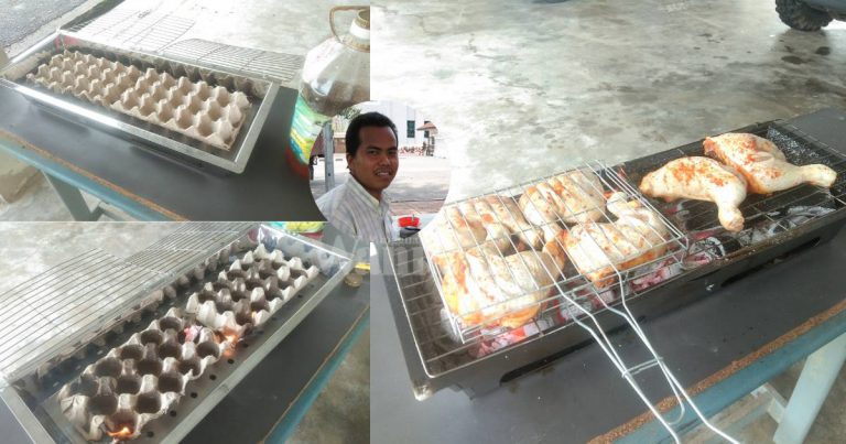 Cara Mudah Nyalakan BARA ARANG Guna Bekas Telur, Minyak Masak Terpakai!