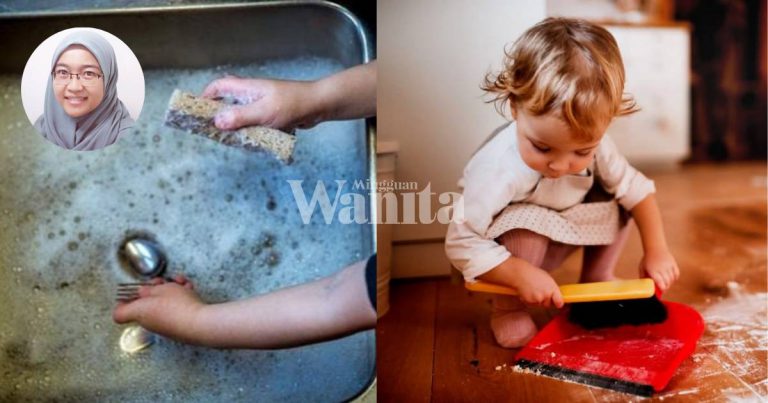 Beri Anak Buat Kerja Rumah, Biar Rasa Tanggungjawab, BUKANnya Biar Mak Buat Semua!
