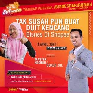 Mingguan Wanita Anjur Webinar Percuma, Tunjuk Cara Mulakan Bisnes Dari Rumah, Jana Pendapatan Empat Angka 14 Mingguan Wanita Anjur Webinar Percuma, Tunjuk Cara Mulakan Bisnes Dari Rumah, Jana Pendapatan Empat Angka