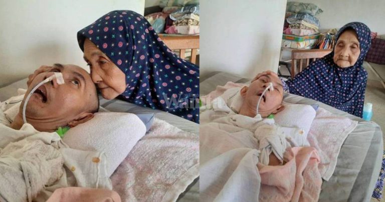 Kasih Ibu, Kudrat Usia 84 Tahun ‘Gagah’ Uruskan Anak OKU Terlantar Sakit
