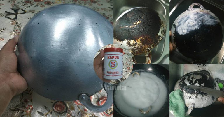 Sapu KAPUR MAKAN Kuali Berkerak Licin Berkilat, Tak Perlu Susah Payah Sental!