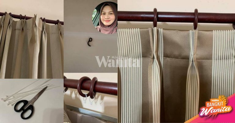 Cara JIMAT Ganti Lubang Penyangkuk Langsir Patah, Tak Perlu Beli Baru Pun!