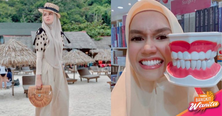 Patutlah Gigi Faezah Elai Putih Bersih, Minum Kopi & Teh Guna Straw!