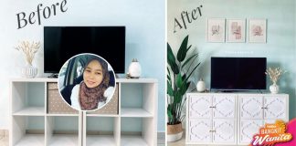 Deko Rak TV Bajet Minimum, DIY Tak Guna Drill Pun Jadi