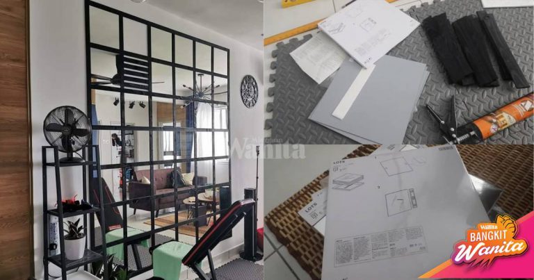 Hias Rumah Sempena Raya, DIY ‘Industrial Mirror Wall’ Boleh Siap Dalam Sehari!