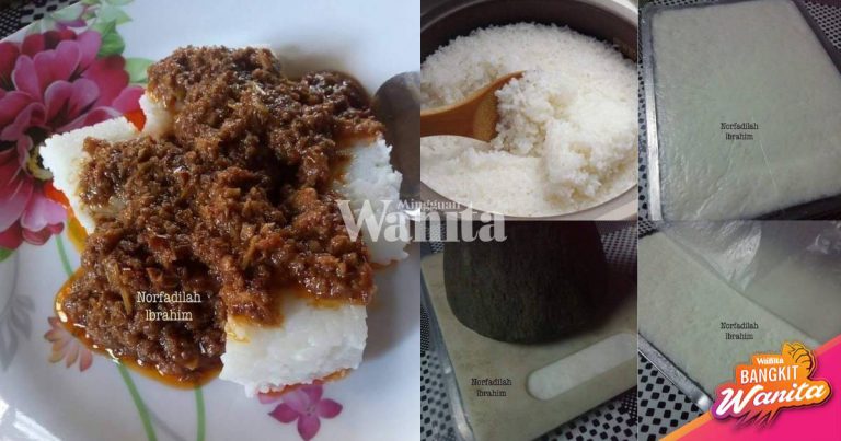 Resipi Nasi Himpit Guna Rice Cooker Nisbah 1:3, Cara Ini Pun Jadi!