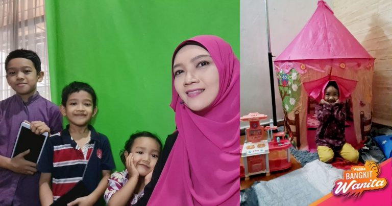 Asyik Dengan Gajet, Boleh Rosak Mata Anak, Solusinya Ibu Beli Khemah Bawah RM10